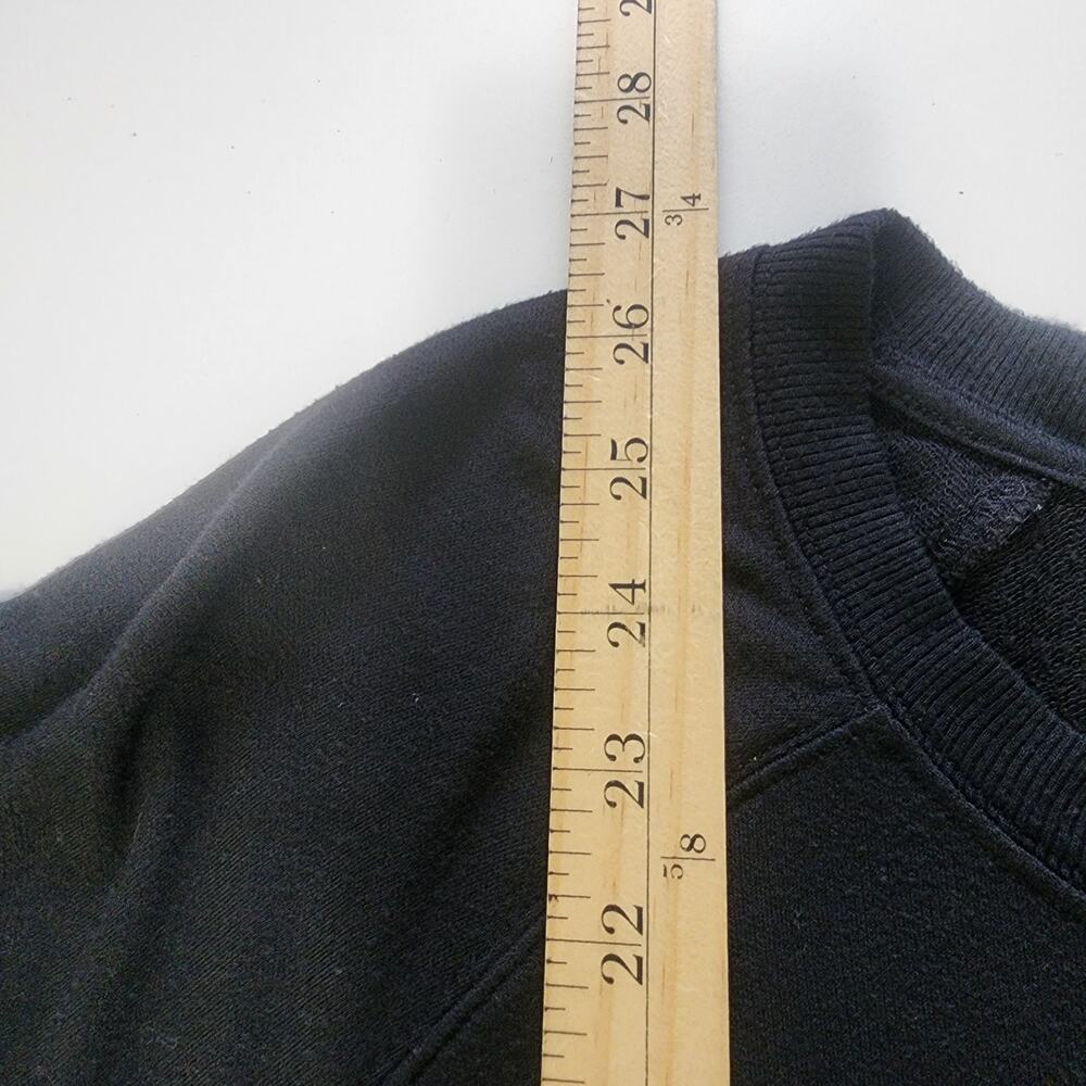 Athleta Sweatshirt Womens M Black Mindset Jersey Knit Pullover Loungewear Comfy - Picture 7 of 7